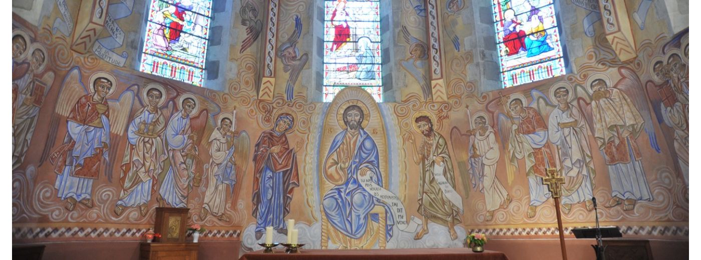 Les fresques néo-byzantines de l'église Saint-Lazare