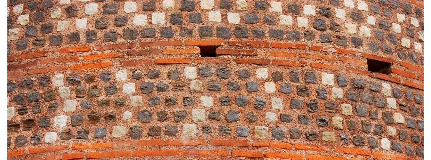 Détail de l'enceinte romaine, Le Mans