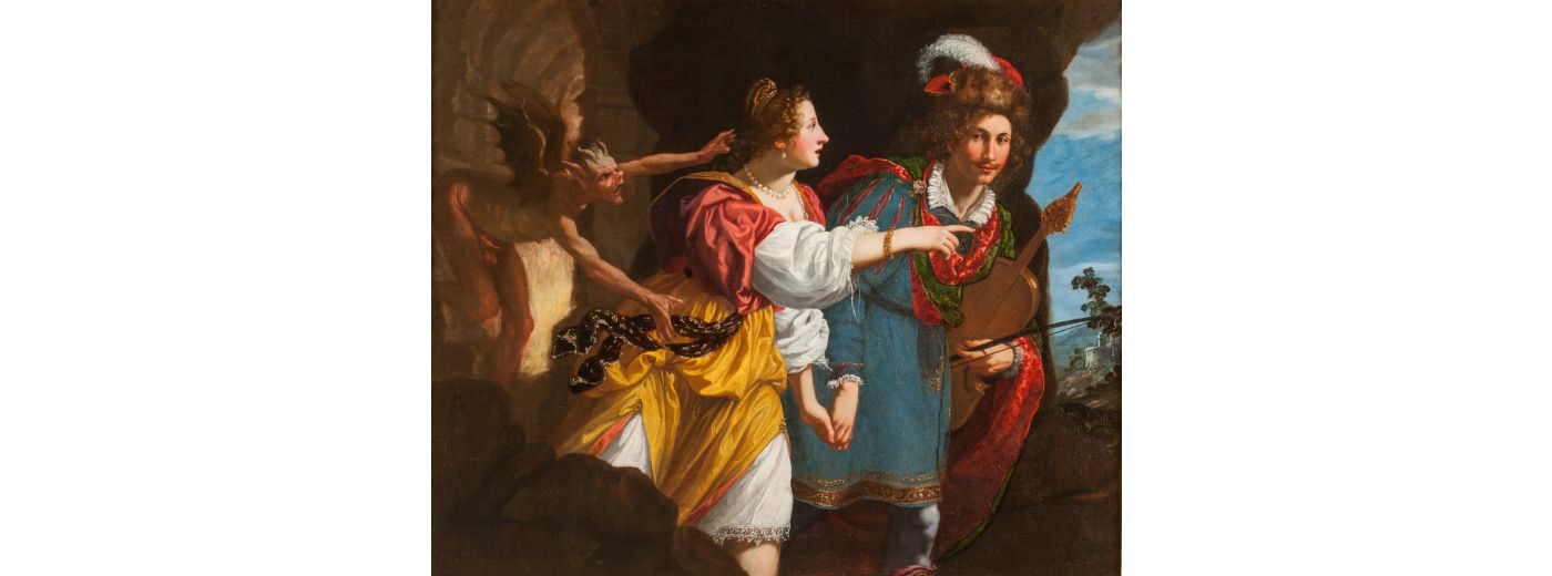 Jacopo Vignali (1592-1664) : Orphée et Eurydice (c. 1625-30)